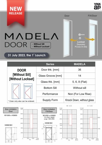 MADELA Door (600 Pa / Low Rise)